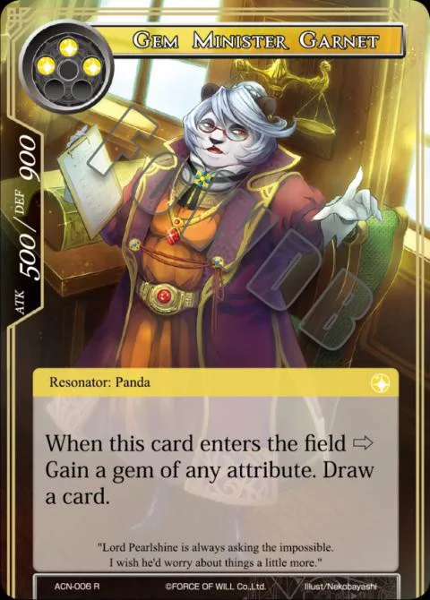 Gem Minister Garnet