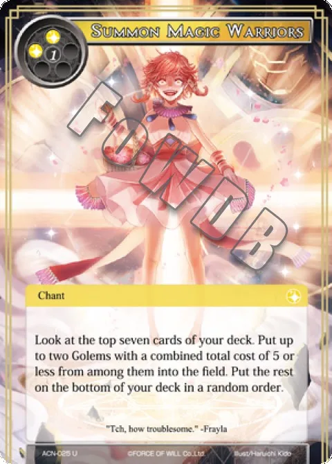 Summon Magic Warriors