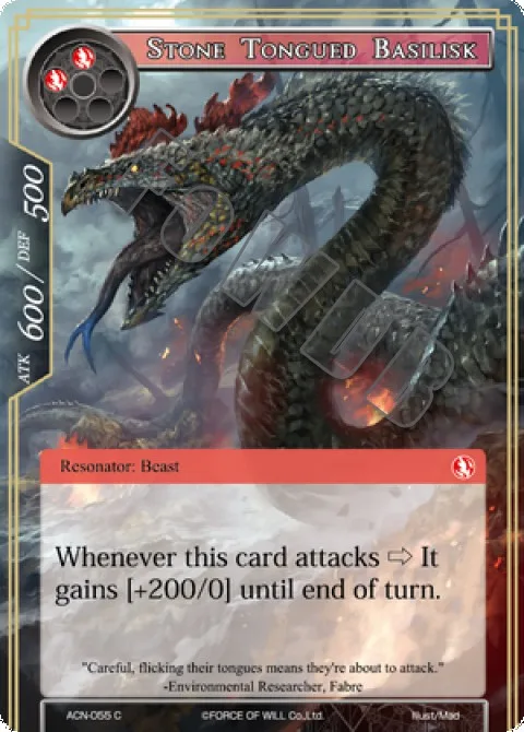 Stone Tongued Basilisk