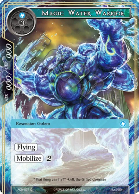 Magic Water Warrior