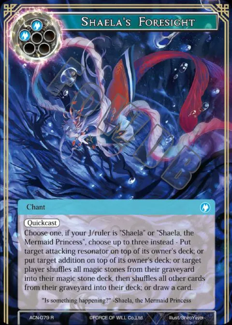 Shaela's Foresight