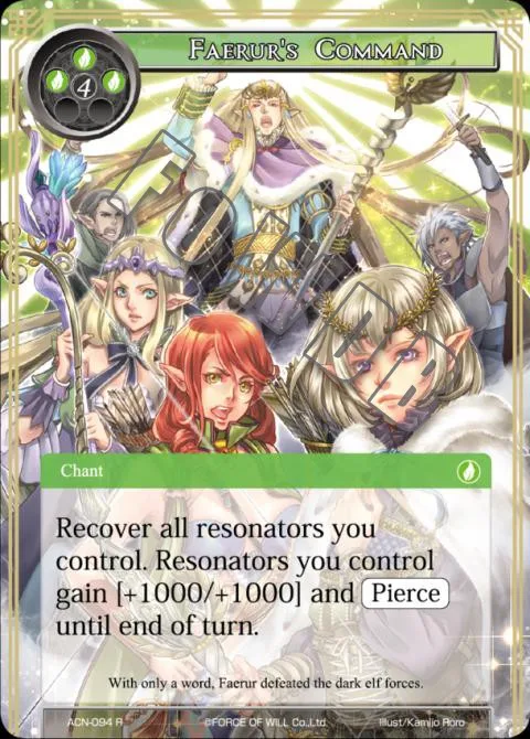 Faerur's Command