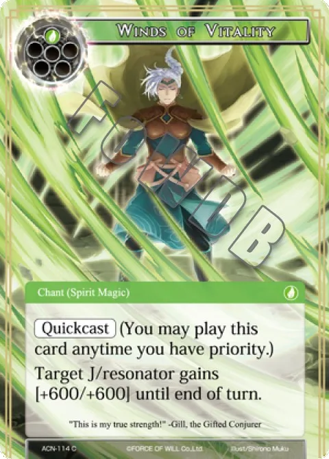 Winds of Vitality