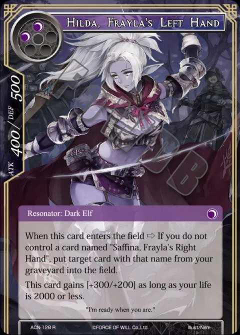 Hilda, Frayla's Left Hand