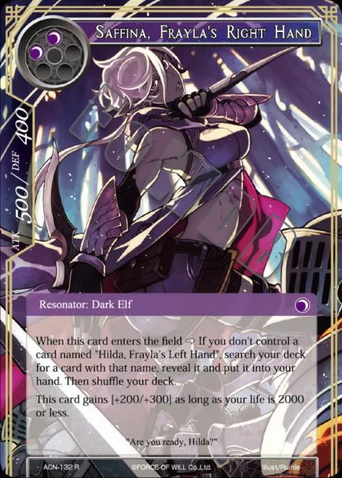 Saffina, Frayla's Right Hand