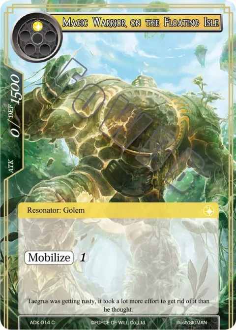 Magic Warrior on the Floating Isle