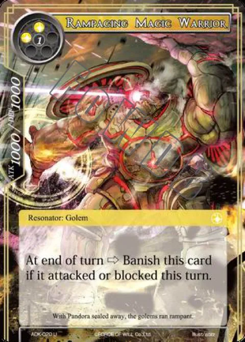 Rampaging Magic Warrior