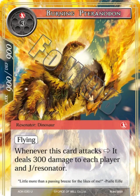 Burning Pteranodon