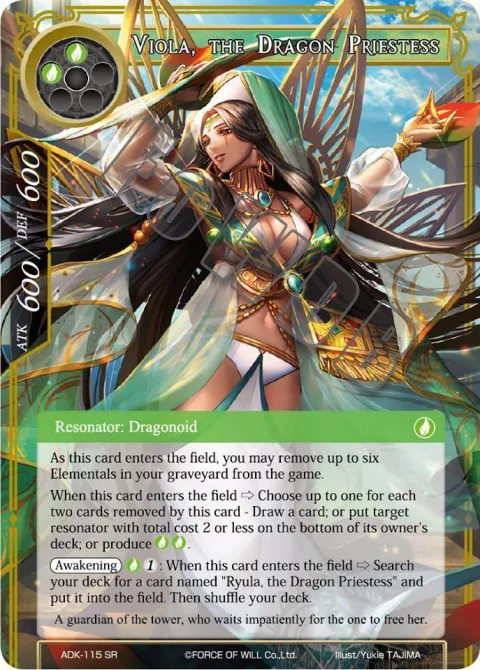 Viola, the Dragon Priestess