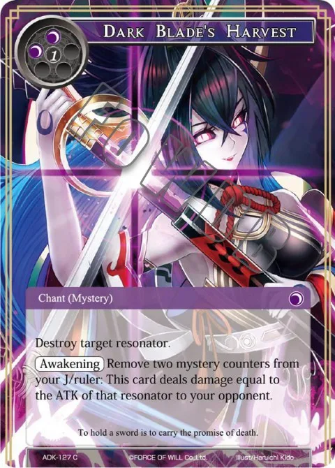 Dark Blade's Harvest