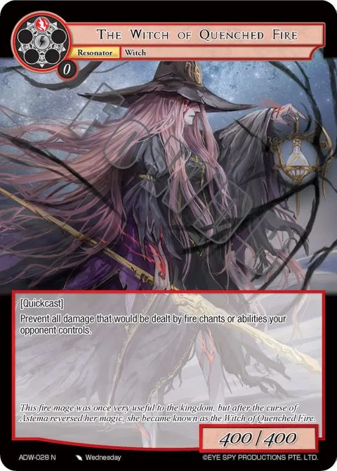 The Witch of Quenched Fire