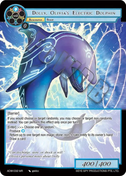 Dolly, Olivia's Electric Dolphin
