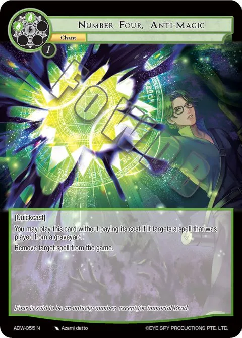 Number Four, Anti-Magic