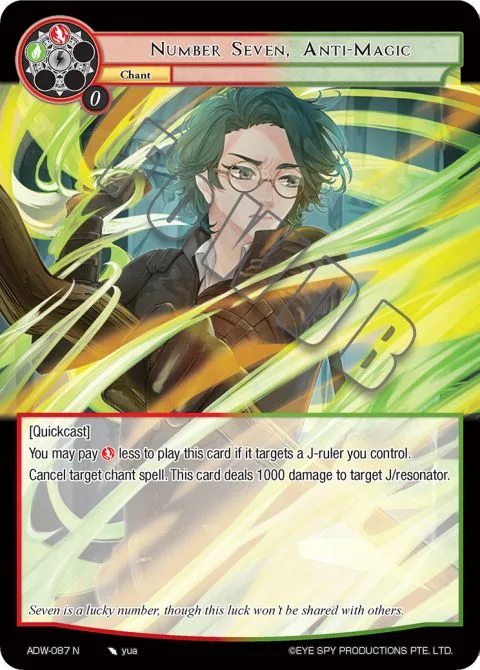Number Seven, Anti-Magic