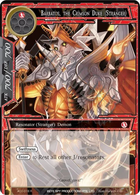 Barbatos, the Crimson Duke (Stranger)