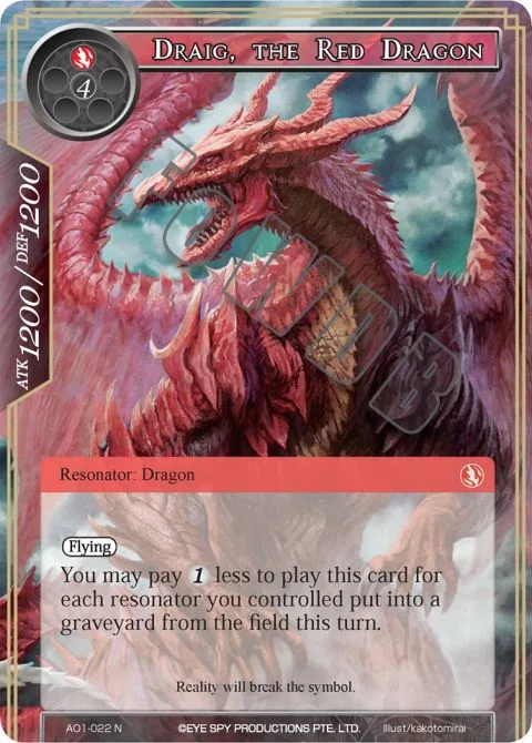 Draig, the Red Dragon