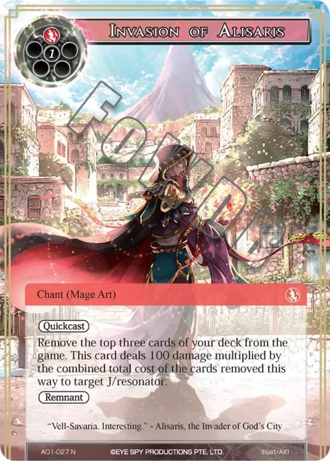 Invasion of Alisaris