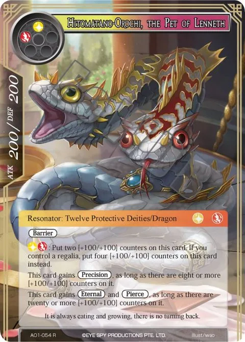 Hitomatano-Orochi, the Pet of Lenneth