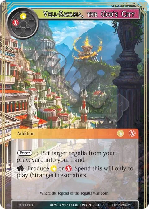 Vell-Savaria, the God's City