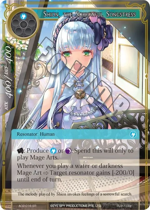Shion, the Sorrowful Songstress