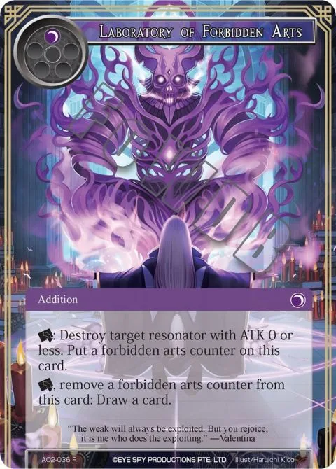 Laboratory of Forbidden Arts