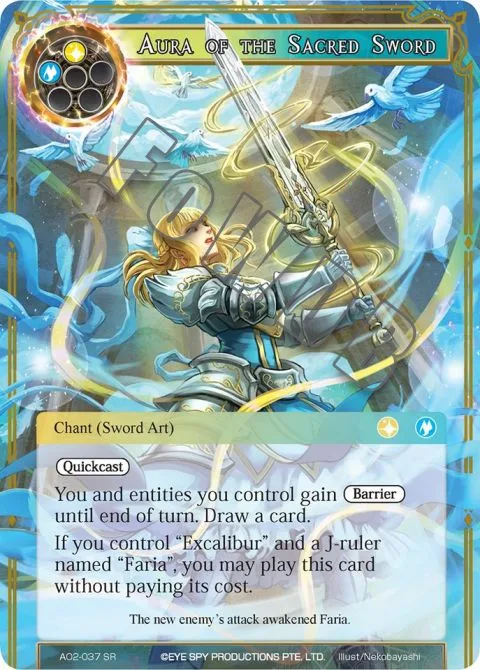 Aura of the Sacred Sword