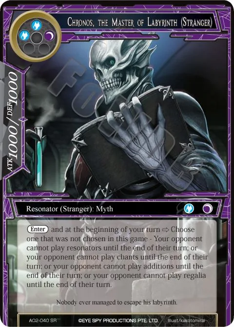 Chronos, the Master of Labyrinth (Stranger)