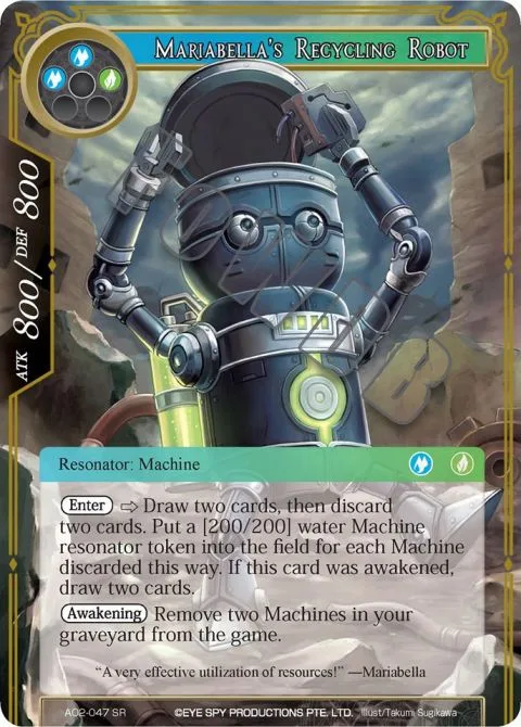 Mariabella's Recycling Robot