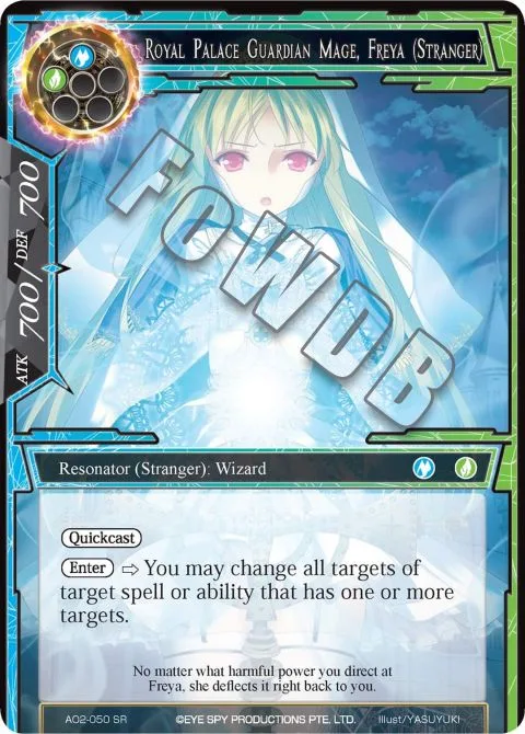 Royal Palace Guardian Mage, Freya (Stranger)
