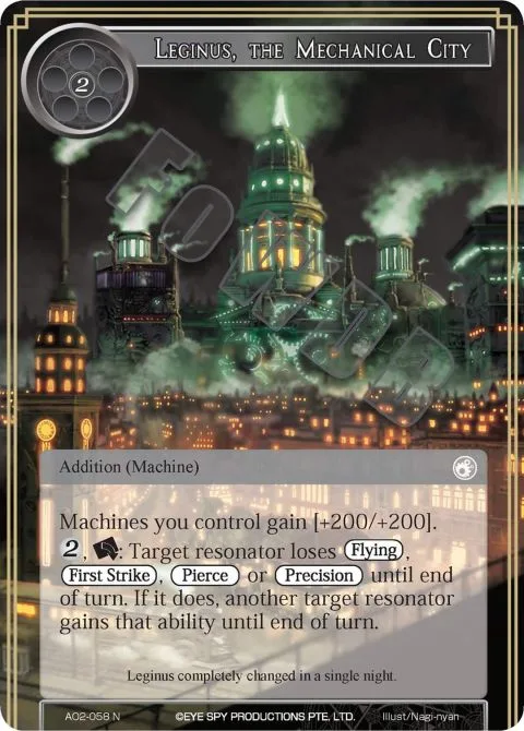 Leginus, the Mechanical City