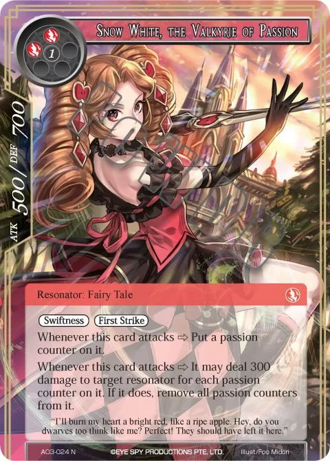Snow White, the Valkyrie of Passion