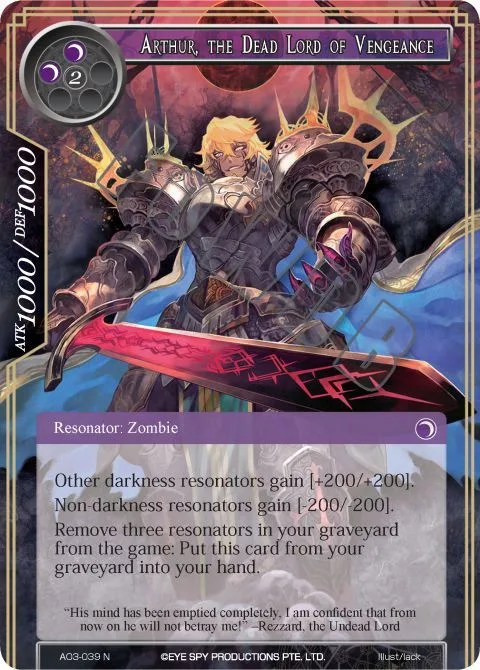 Arthur, the Dead Lord of Vengeance