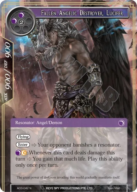 Fallen Angelic Destroyer, Lucifer