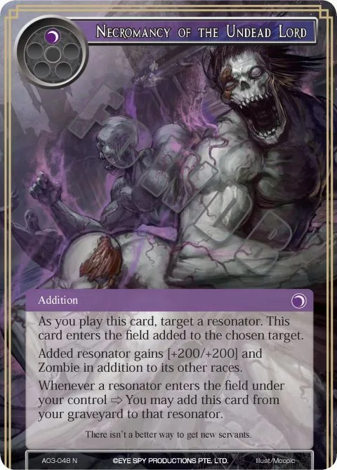 Necromancy of the Undead Lord