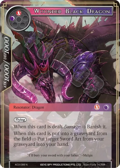 Wounded Black Dragon