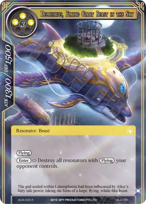 Delphinius, Flying Giant Beast in the Sky