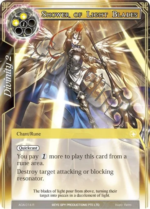 Shower of Light Blades