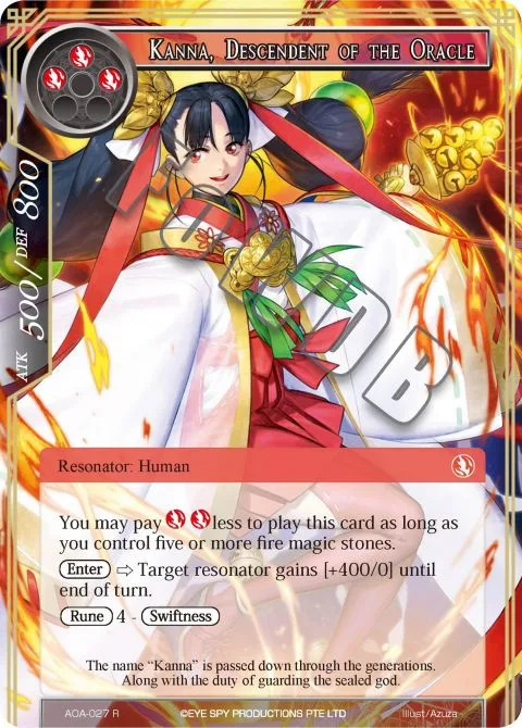 Kanna, Descendent of the Oracle