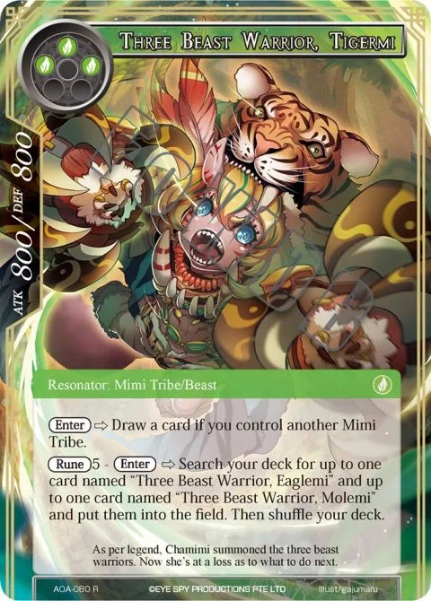 Three Beast Warrior, Tigermi