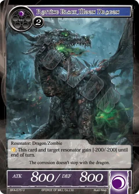 Rotting Black Moon Dragon
