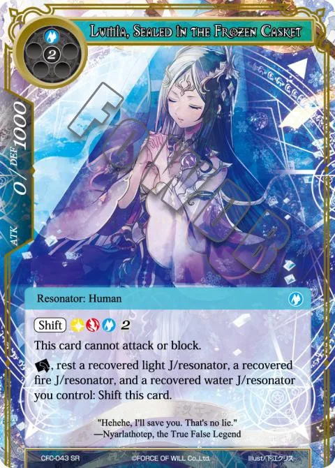 Lumia, Sealed in the Frozen Casket