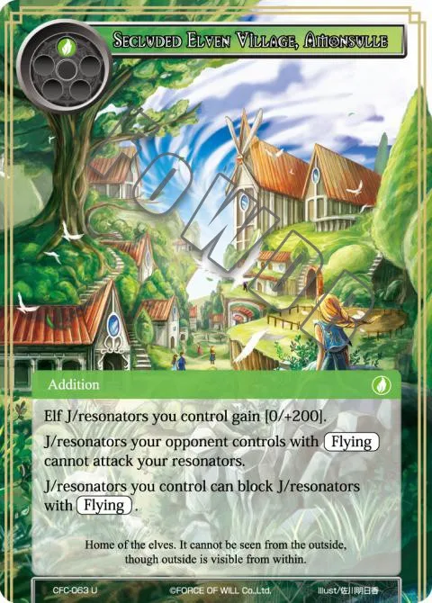 Secluded Elven Village, Amonsulle