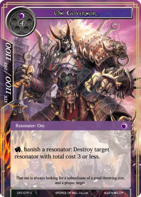 Oni Governor