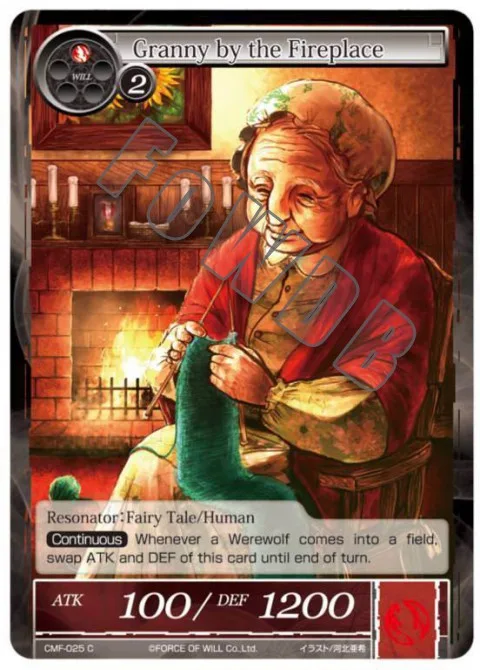 Granny by the Fireplace