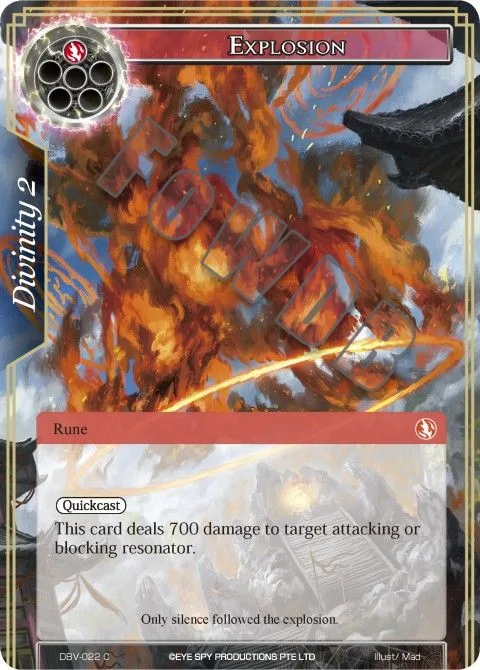 Explosion