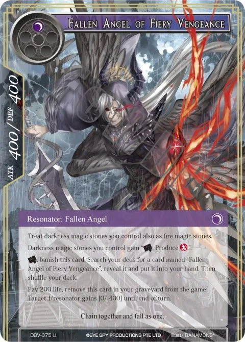Fallen Angel of Fiery Vengeance