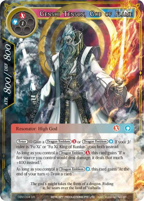 Genshi Tenson, God of Flame