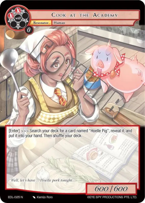 Cook at the Academy