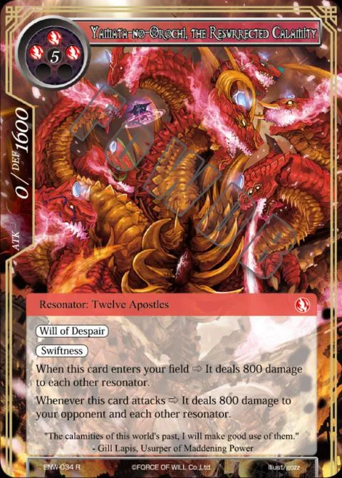Yamata-no-Orochi, the Resurrected Calamity