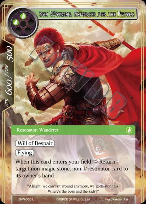 Sun Wukong, Enforcer for the Future